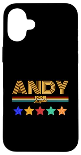Andreas Andy Hülle für iPhone 16 Plus Andreas Andy Hülle für iPhone 16 Plus von Vorname Andreas Andi