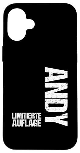 Andreas Andy Hülle für iPhone 16 Plus Andreas Andy Hülle für iPhone 16 Plus von Vorname Andreas Andi