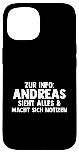 Andreas Hülle für iPhone 15 Andreas Hülle für iPhone 15 von Vorname Andreas