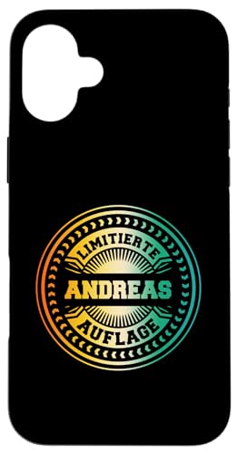 Andreas Hülle für iPhone 16 Plus Andreas Hülle für iPhone 16 Plus von Vorname Andreas
