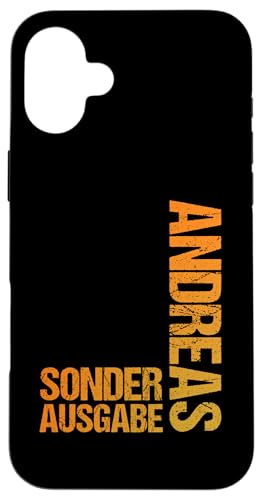 Andreas Hülle für iPhone 16 Plus Andreas Hülle für iPhone 16 Plus von Vorname Andreas