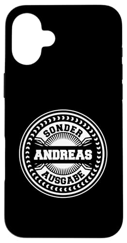 Andreas Hülle für iPhone 16 Plus Andreas Hülle für iPhone 16 Plus von Vorname Andreas