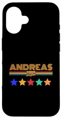 Andreas Hülle für iPhone 16 Andreas Hülle für iPhone 16 von Vorname Andreas