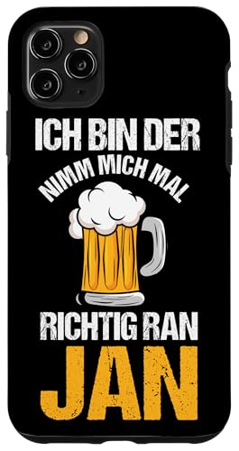 Bier Bierliebhaber Saufen Feiern Jan Hülle für iPhone 11 Pro Max Bier Bierliebhaber Saufen Feiern Jan Hülle für iPhone 11 Pro Max von Vorname Jan