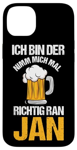 Bier Bierliebhaber Saufen Feiern Jan Hülle für iPhone 14 Plus Bier Bierliebhaber Saufen Feiern Jan Hülle für iPhone 14 Plus von Vorname Jan