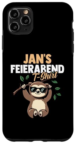 Faultier Feierabend Jan Hülle für iPhone 11 Pro Max Faultier Feierabend Jan Hülle für iPhone 11 Pro Max von Vorname Jan