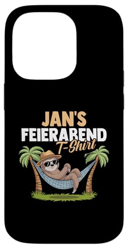 Faultier Feierabend Jan Hülle für iPhone 14 Pro Faultier Feierabend Jan Hülle für iPhone 14 Pro von Vorname Jan