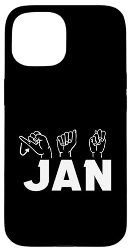 Gebärdensprache Jan Hülle für iPhone 15 Gebärdensprache Jan Hülle für iPhone 15 von Vorname Jan