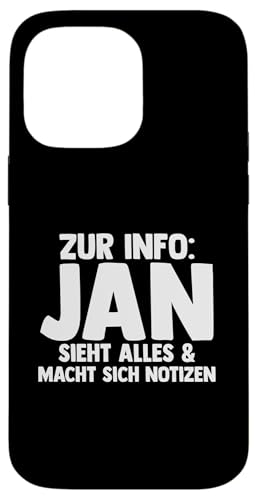 Jan Hülle für iPhone 14 Pro Max Jan Hülle für iPhone 14 Pro Max von Vorname Jan