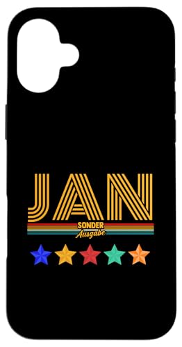 Jan Hülle für iPhone 16 Plus Jan Hülle für iPhone 16 Plus von Vorname Jan