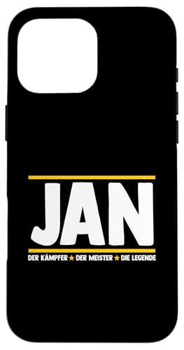 Jan Hülle für iPhone 16 Pro Max Jan Hülle für iPhone 16 Pro Max von Vorname Jan