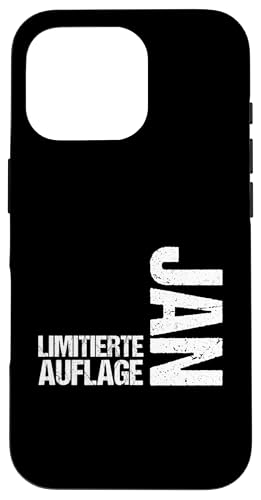 Jan Hülle für iPhone 16 Pro von Vorname Jan