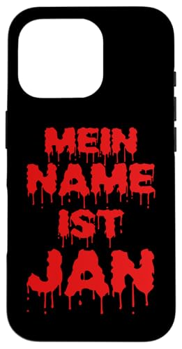 Jan Hülle für iPhone 16 Pro von Vorname Jan