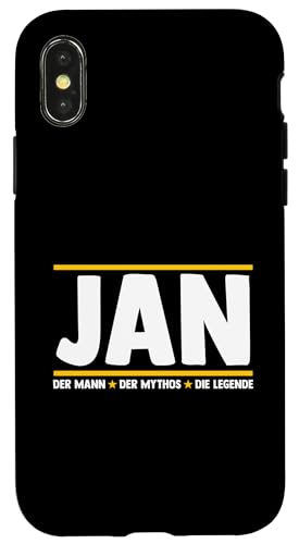 Jan Hülle für iPhone X/XS Jan Hülle für iPhone X/XS von Vorname Jan