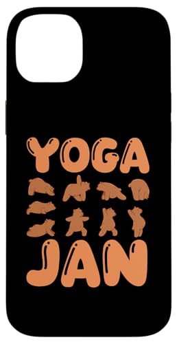 Katze Yoga Jan Hülle für iPhone 14 Plus von Vorname Jan