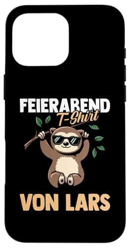 Faultier Feierabend Lars Hülle für iPhone 16 Pro Max Faultier Feierabend Lars Hülle für iPhone 16 Pro Max von Vorname Lars