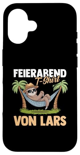 Faultier Feierabend Lars Hülle für iPhone 16 von Vorname Lars
