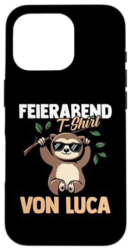Faultier Feierabend Luca Hülle für iPhone 16 Pro Faultier Feierabend Luca Hülle für iPhone 16 Pro von Vorname Luca