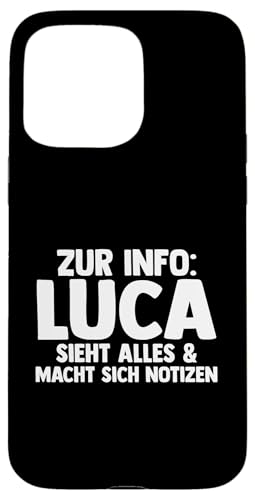 Luca Hülle für iPhone 15 Pro Max Luca Hülle für iPhone 15 Pro Max von Vorname Luca