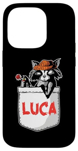 Waschbär Luca Hülle für iPhone 14 Pro Waschbär Luca Hülle für iPhone 14 Pro von Vorname Luca