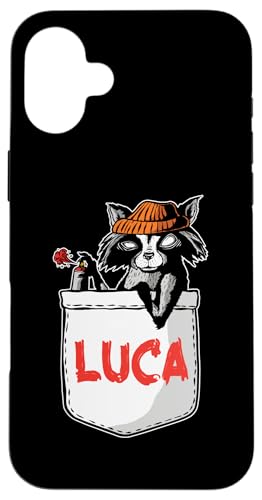 Waschbär Luca Hülle für iPhone 16 Plus Waschbär Luca Hülle für iPhone 16 Plus von Vorname Luca