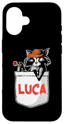 Waschbär Luca Hülle für iPhone 16 Waschbär Luca Hülle für iPhone 16 von Vorname Luca