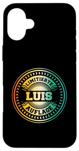 Luis Hülle für iPhone 16 Plus von Vorname Luis