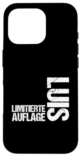 Luis Hülle für iPhone 16 Pro Luis Hülle für iPhone 16 Pro von Vorname Luis