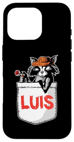 Waschbär Luis Hülle für iPhone 16 Pro Waschbär Luis Hülle für iPhone 16 Pro von Vorname Luis