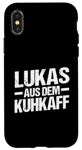 Bier Bierliebhaber Saufen Feiern Lukas Hülle für iPhone X/XS Bier Bierliebhaber Saufen Feiern Lukas Hülle für iPhone X/XS von Vorname Lukas