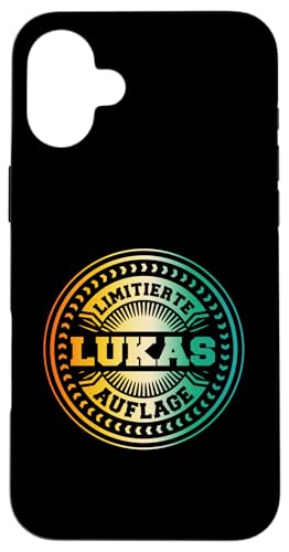 Lukas Hülle für iPhone 16 Plus Lukas Hülle für iPhone 16 Plus von Vorname Lukas