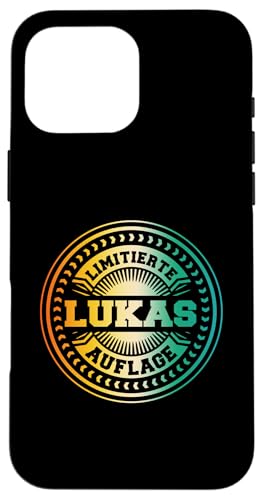 Lukas Hülle für iPhone 16 Pro Max Lukas Hülle für iPhone 16 Pro Max von Vorname Lukas