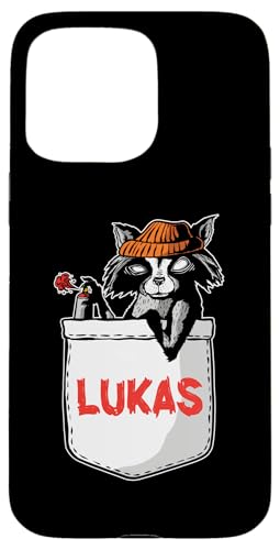 Waschbär Lukas Hülle für iPhone 15 Pro Max Waschbär Lukas Hülle für iPhone 15 Pro Max von Vorname Lukas