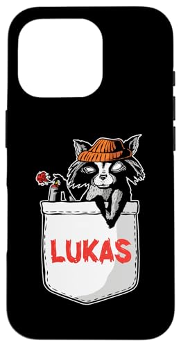 Waschbär Lukas Hülle für iPhone 16 Pro Waschbär Lukas Hülle für iPhone 16 Pro von Vorname Lukas