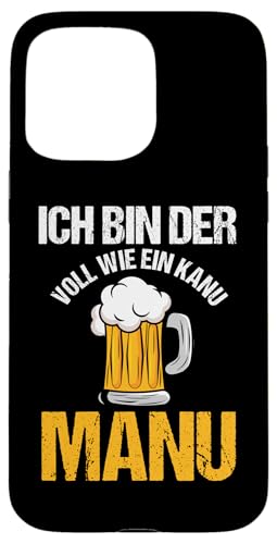 Bier Bierliebhaber Saufen Feiern Manuel Hülle für iPhone 15 Pro Max Bier Bierliebhaber Saufen Feiern Manuel Hülle für iPhone 15 Pro Max von Vorname Manuel Manu