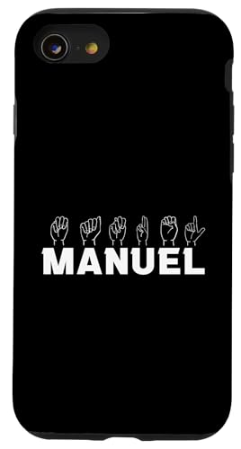 Gebärdensprache Manuel Hülle für iPhone SE (2020) / 7 / 8 von Vorname Manuel Manu