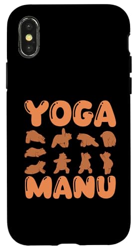 Katze Yoga Manuel Hülle für iPhone X/XS Katze Yoga Manuel Hülle für iPhone X/XS von Vorname Manuel Manu