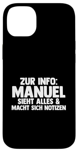 Manuel Hülle für iPhone 14 Plus Manuel Hülle für iPhone 14 Plus von Vorname Manuel Manu