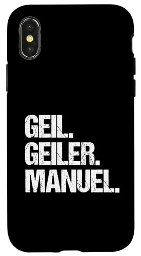 Manuel Hülle für iPhone X/XS Manuel Hülle für iPhone X/XS von Vorname Manuel Manu