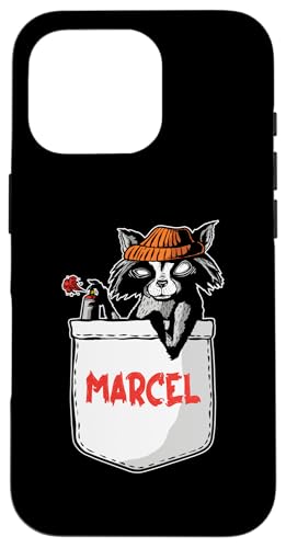 Waschbär Marcel Hülle für iPhone 16 Pro Waschbär Marcel Hülle für iPhone 16 Pro von Vorname Marcel