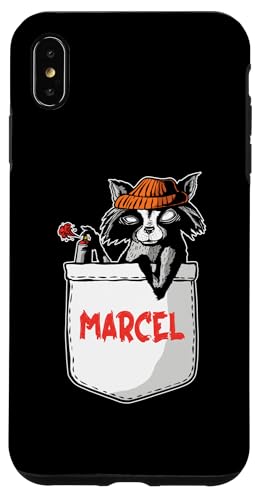 Waschbär Marcel Hülle für iPhone XS Max von Vorname Marcel