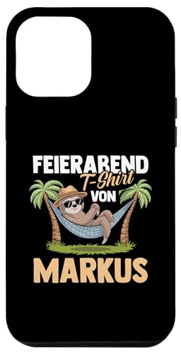 Faultier Feierabend Markus Hülle für iPhone 12 Pro Max Faultier Feierabend Markus Hülle für iPhone 12 Pro Max von Vorname Markus