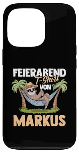 Faultier Feierabend Markus Hülle für iPhone 13 Pro Faultier Feierabend Markus Hülle für iPhone 13 Pro von Vorname Markus