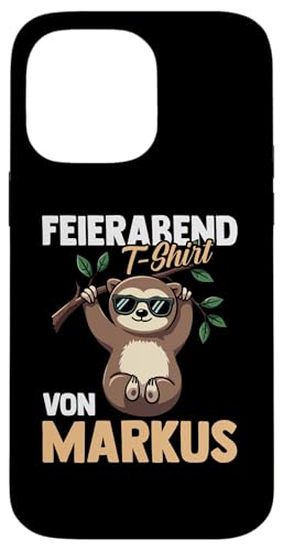 Faultier Feierabend Markus Hülle für iPhone 14 Pro Max Faultier Feierabend Markus Hülle für iPhone 14 Pro Max von Vorname Markus