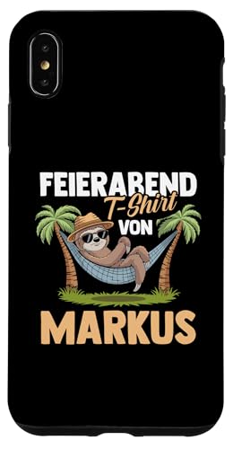 Faultier Feierabend Markus Hülle für iPhone XS Max Faultier Feierabend Markus Hülle für iPhone XS Max von Vorname Markus