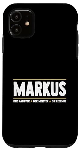Markus Hülle für iPhone 11 Markus Hülle für iPhone 11 von Vorname Markus