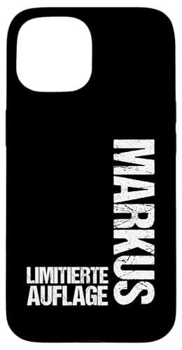 Markus Hülle für iPhone 15 Markus Hülle für iPhone 15 von Vorname Markus