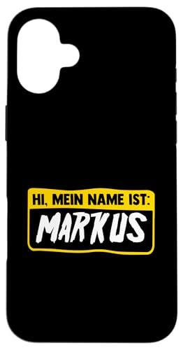 Markus Hülle für iPhone 16 Plus Markus Hülle für iPhone 16 Plus von Vorname Markus