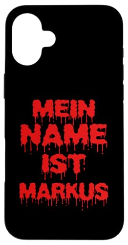 Markus Hülle für iPhone 16 Plus von Vorname Markus