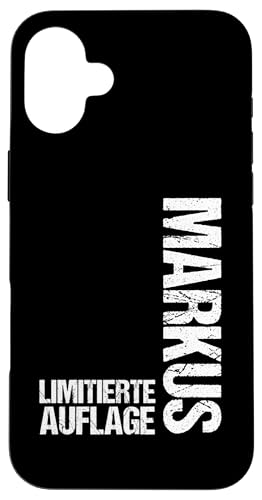 Markus Hülle für iPhone 16 Plus Markus Hülle für iPhone 16 Plus von Vorname Markus
